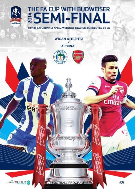 2014 FA CUP SEMI-FINAL - ARSENAL v WIGAN